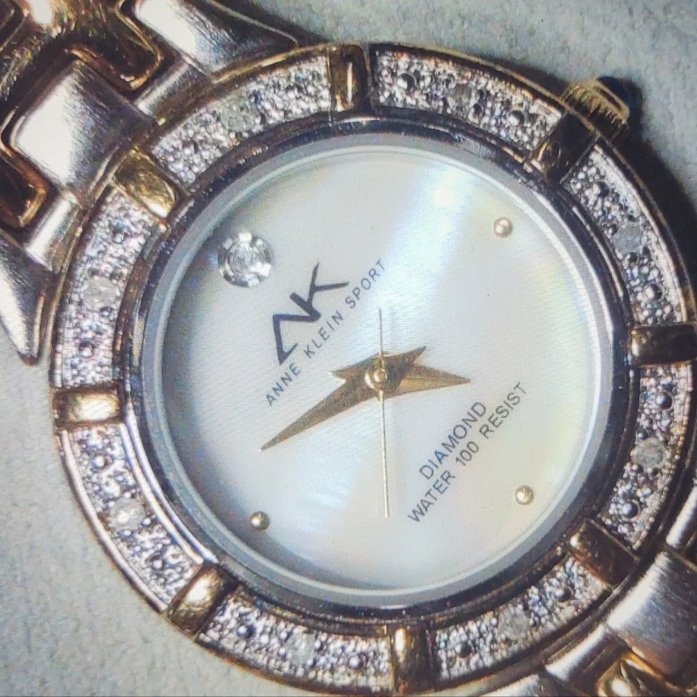 Anne Klein Sport Diamond 2 Tone Ladies Watch